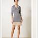 Anthropologie Dresses | Anthropologie Cowl Neck Sweater Dress | Color: Gray/Tan | Size: Xl