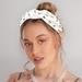 Zara Accessories | New! Exclusive Zara White Padded Rhinestones Headband | Color: Black/White | Size: Os