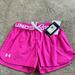 Under Armour Bottoms | Brand New With Tags Girls Under Armour Shorts. | Color: Pink | Size: Mg