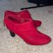 Coach Shoes | Coach Red Booties | Color: Red | Size: 6.5