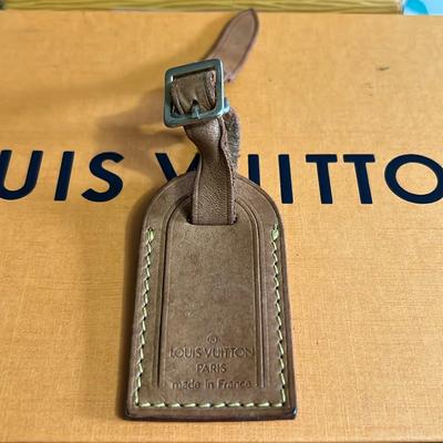 Louis Vuitton Accessories | Louis Vuitton Luggage Tag | Color: Cream/Tan | Size: Os