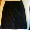 J. Crew Skirts | J. Crew Women's 2 Wool Blend Black Below Knees Skirt With Metalic Specks | Color: Black/Silver | Size: 2