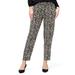 J. Crew Pants & Jumpsuits | J. Crew Jamie Pull-On Trousers Women’s Size 4 Animal Print Elastic Waist Crepe | Color: Black/Tan | Size: 4