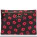 Kate Spade Bags | Kate Spade Wilson Road Mini Poppy Large Drewe Bag Clutch Pouch Case. | Color: Black/Red | Size: Os