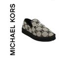 Michael Kors Shoes | New! | Michael Kors Noa Monogram Slipper | Color: Black/Gray | Size: 7