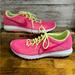 Nike Shoes | Nike Flex Fury (Gs) 705460 600 Pink Yellow Big Kid's Running Shoes 5.5y | Color: Pink | Size: 5.5g