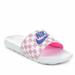 Nike Shoes | Nike Pink & White Checkered Checkerboard Slip On Slides Sandals | Color: Pink/White | Size: 7