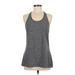 Reebok Active Tank Top: Gray Activewear - Women's Size Medium