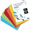 Buntpapier, Buntkarton A4 in Pastellfarben, farbige Blätter 180 g für Bastelarbeiten, Drucken von Dokumenten und kreativen Designs, Blätter A4 · m-office (x250, Intensives Sortiment)