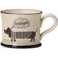 Sausage Dog Moorland Pottery Mug