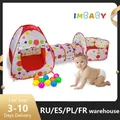 IMBABY-Parc bébé pliable 3 en 1 tunnel pour bébé tente de jouet Ikpool maison de jeu intérieure