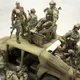 Soldat militaire à l'échelle 1/35 6 personnes figurines en résine sans voiture modèle non