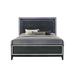 Everly Quinn Rockridge Bed, Bed Frame, Platform Bed Wood in Black | 56 H x 63 W x 84 D in | Wayfair 86C3998F17BB4107BA5B3F79AF449021