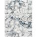Blue/White 108.27 x 78.74 x 0.98 in Area Rug - 17 Stories Acala Area Rug, Polypropylene | 108.27 H x 78.74 W x 0.98 D in | Wayfair