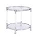 Mercer41 Towbin End Table Glass | 22.25 H x 22.05 W x 22.05 D in | Wayfair 84E3F33DD0384236909F9FF4B049AF9F