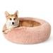 Tucker Murphy Pet™ Calming Dog Bed for Medium Dogs Polyester in Pink | 8 H x 30 W x 30 D in | Wayfair A1B0B484A80F488FB6FD36D7E17A15AE
