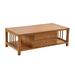 Red Barrel Studio® Lasana Coffee Table Wood in Brown | 18.1 H x 47.2 W x 23.6 D in | Wayfair 4E8A909FDC9F4E5987926EE8346115DF