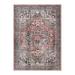 Brown 105 x 67 x 0.8 in Area Rug - Dakota Fields Choinski Mesa Rustic Medallion Polyester Indoor Area Rug or Runner w/ Cotton Canvas Backing Polyester | Wayfair