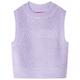 vidaXL Kids' Sweater Vest Knitted Light Lilac 116