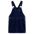 vidaXL Kids' Overall Dress Corduroy Navy 128