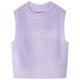 vidaXL Kids' Sweater Vest Knitted Light Lilac 104