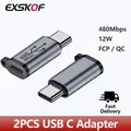 Adattatore USB C da 2 pezzi da tipo C a Micro USB a Mini USB convertitori maschio per cavo Lightning