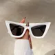 Neue Frauen Cat Eye Sonnenbrille Vintage Frauen UV-Schutzschirme Brillen Männer Marke Designer