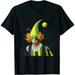 JEUXUS Tennis Ball Sport Jester Hat - Mardi Gras Shrove Tuesday T-Shirt