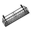 Wall Flowerpot Rack Iron Art Basket Plant Stands Indoor Balcony Planters Railing Hanging Holder