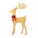 Shimmer Christmas Lighted Reindeer Outdoor Reindeer Yard Decoration with Warm White LED Lights for Christmas Decorations