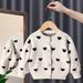 CSCHome Pullover Sweaters for Girls Kids Toddler Holiday Pullover Little Girl s Knitted Sweatshirts Girls Kids Heart Sweater 3M-7T