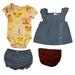 Carters Baby Girl s 4-Piece Set (Butterfly Chambray 9-12M)