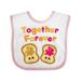 Inktastic Together Forever- Peanut Butter and Jelly Boys or Girls Baby Bib