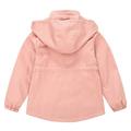 QUYUON Toddler Anorak Jackets Baby Boys Girls Zip Up Snap Buttons Lightweight Hoodies Jacket with Pockets Kids Winter Long Sleeve Parka Jackets with Hood Warm Coat Outerwear Pink 5T-6T