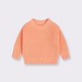 Baby Deals!Toddler Girl Clothes Clearance Baby Knit Sweater Boy Girl Sweater Infant Toddler Knitted Pullover Top Warm Solid Long Sleeve Clothes Thick Sweaters for Toddler Boys 6 Months-5 Years