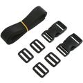 2 Pcs Nylon Watch Bands for Men Strap Sleeping Bag Utility Straps Trolley Motorcycle Accessories with Clips Miss Man