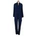 Flynn Skye Jumpsuit Collared 3/4 sleeves: Blue Print Jumpsuits - Women's Size Small