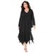 Plus Size Women's Sequin Jacket Dress Set by Roaman's in Black (Size 36 W) Formal Evening