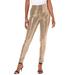 Plus Size Women's Sequin Legging by Roaman's in Sparkling Champagne (Size 34/36) Made in USA Stretch Pants