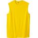 Plus Size Women's Shrink-Less™ Lightweight Muscle T-Shirt by KingSize in Cyber Yellow (Size 7XL)