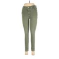 Old Navy Jeggings - Mid/Reg Rise: Green Bottoms - Women's Size 6 - Dark Wash