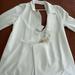 Zara Dresses | Brand New Zara Blazer Wrap Dress | Color: White | Size: Xl