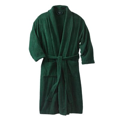 Terry Bathrobe with Pockets by KingSize in Hunter (Size 2XL/3XL)