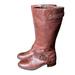 Nine West Shoes | Nine West Brown Leather Equestrian Riding Boots. 9.5 | Color: Brown | Size: 9.5