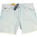 Polo By Ralph Lauren Shorts | New Size 38 Polo Ralph Lauren Distressed Lite Blue Cut Off Sullivan Jean Shorts | Color: Blue | Size: 38