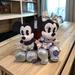 Disney Toys | Disney 100 Years Of Wonder Celebration Mickey & Minnie 17" Jumbo Plush Set New | Color: Black/Silver | Size: 17"