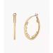 Michael Kors Jewelry | Michael Kors Gold-Tone Stainless Steel Hoop Earrings | Color: Gold | Size: Os