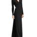 Ralph Lauren Dresses | Lauren Ralph Lauren Brooch Jersey Gown, Size 4 | Color: Black | Size: 4 / Black