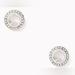 Kate Spade Jewelry | Kate Spade Spot The Spade Pave Halo Spade Studs. Silver/Clear. Nwt | Color: Silver | Size: Os