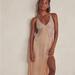 Free People Dresses | Free People Current Obsession Maxi Slip Dress | Color: Cream | Size: Xs